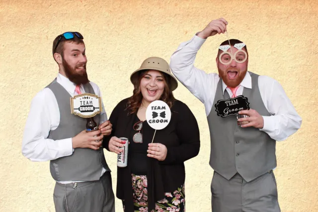 Antique Paper photo booth backdrop