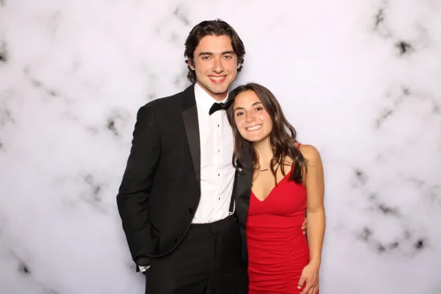 Marble photo booth backdrop