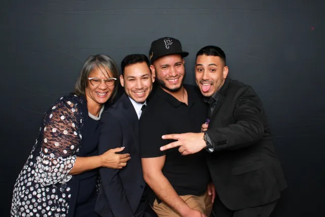 Matte Black photo booth backdrop