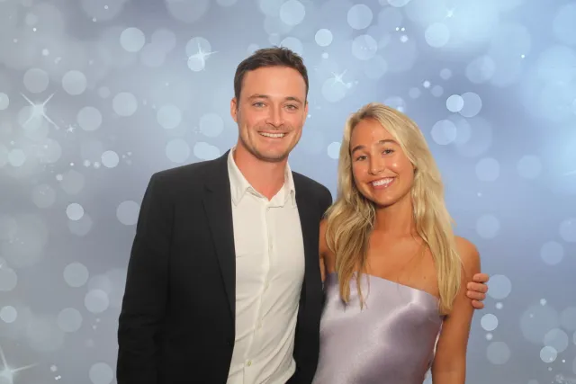 Silver Gleam photo booth backdrop