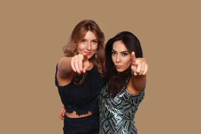 Taupe photo booth backdrop